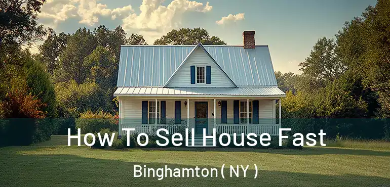  How To Sell House Fast Binghamton ( NY )