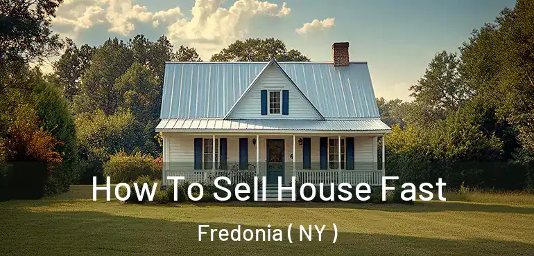  How To Sell House Fast Fredonia ( NY )
