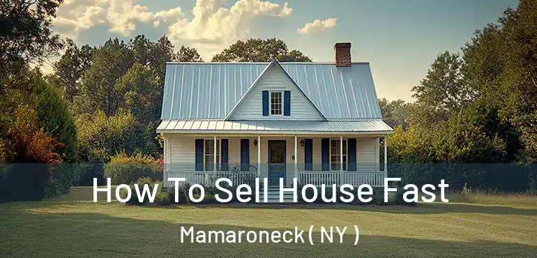 How To Sell House Fast Mamaroneck ( NY )