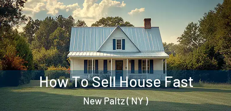  How To Sell House Fast New Paltz ( NY )