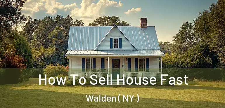  How To Sell House Fast Walden ( NY )