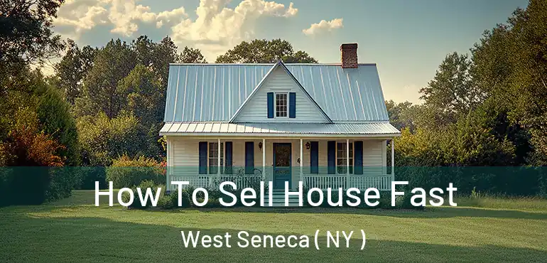  How To Sell House Fast West Seneca ( NY )