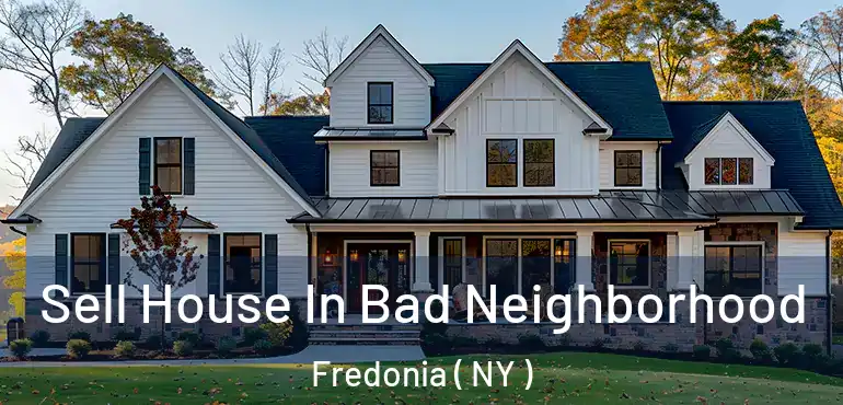  Sell House In Bad Neighborhood Fredonia ( NY )