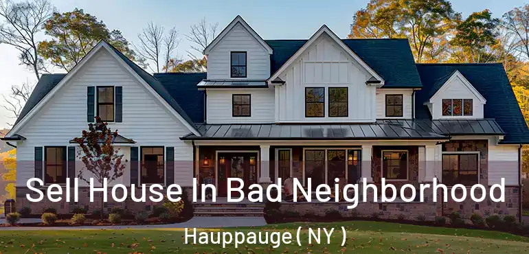  Sell House In Bad Neighborhood Hauppauge ( NY )