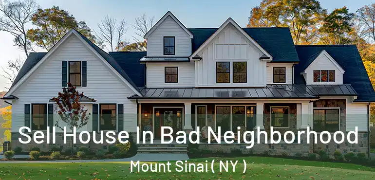  Sell House In Bad Neighborhood Mount Sinai ( NY )