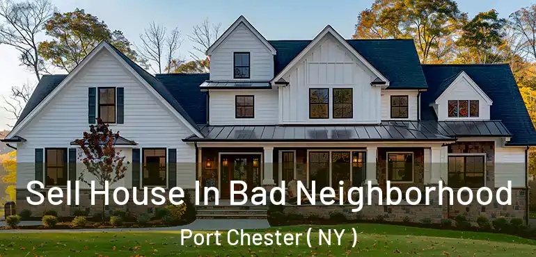  Sell House In Bad Neighborhood Port Chester ( NY )