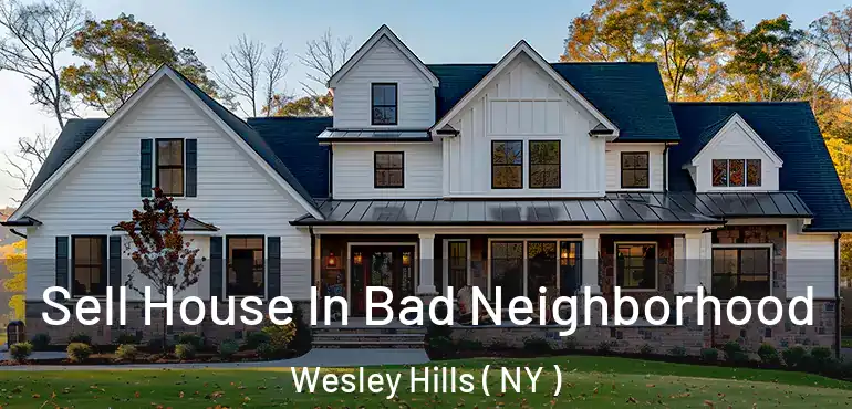  Sell House In Bad Neighborhood Wesley Hills ( NY )