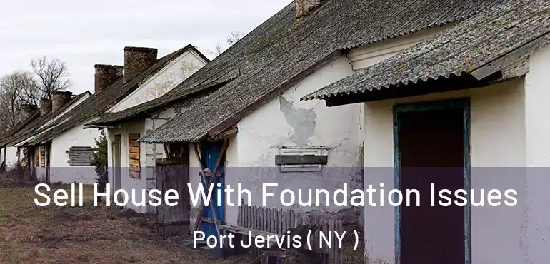  Sell House With Foundation Issues Port Jervis ( NY )