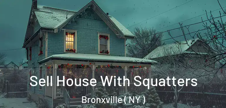  Sell House With Squatters Bronxville ( NY )