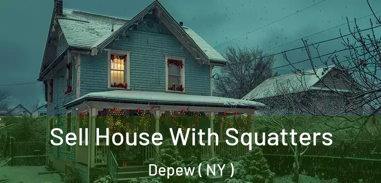  Sell House With Squatters Depew ( NY )