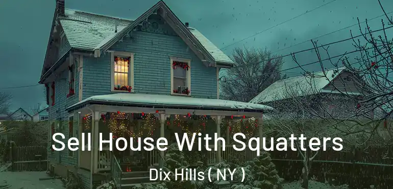  Sell House With Squatters Dix Hills ( NY )