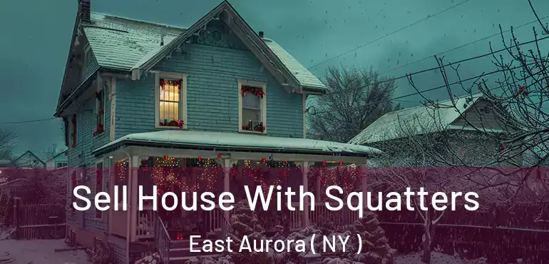  Sell House With Squatters East Aurora ( NY )