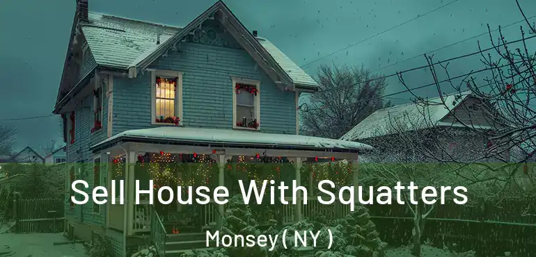  Sell House With Squatters Monsey ( NY )