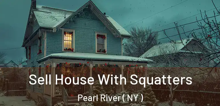  Sell House With Squatters Pearl River ( NY )