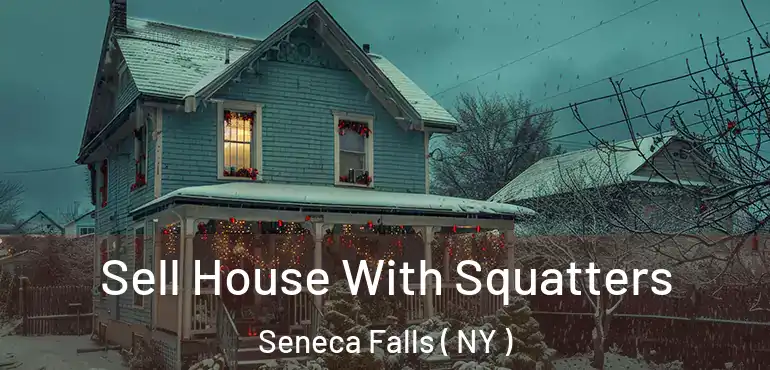  Sell House With Squatters Seneca Falls ( NY )
