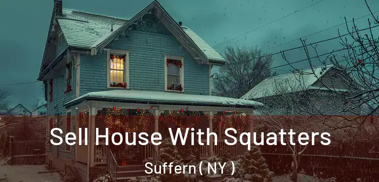  Sell House With Squatters Suffern ( NY )