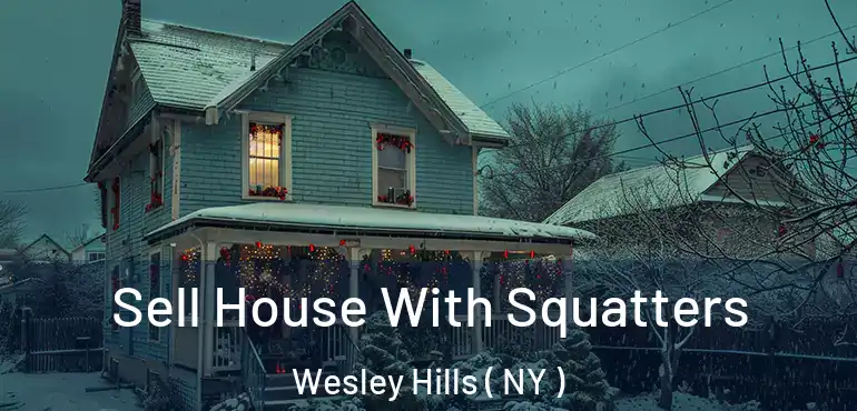  Sell House With Squatters Wesley Hills ( NY )