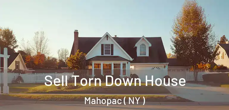  Sell Torn Down House Mahopac ( NY )
