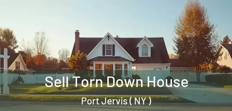  Sell Torn Down House Port Jervis ( NY )