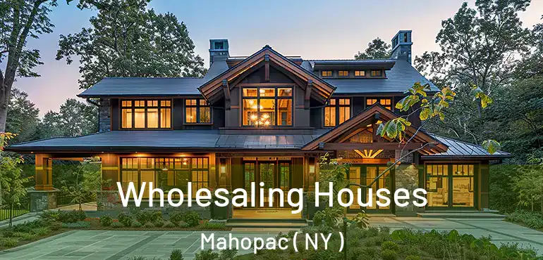  Wholesaling Houses Mahopac ( NY )
